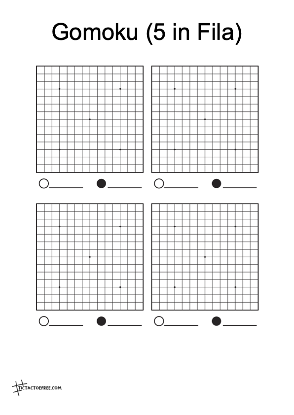 Gomoku (5 in Fila) 2*2