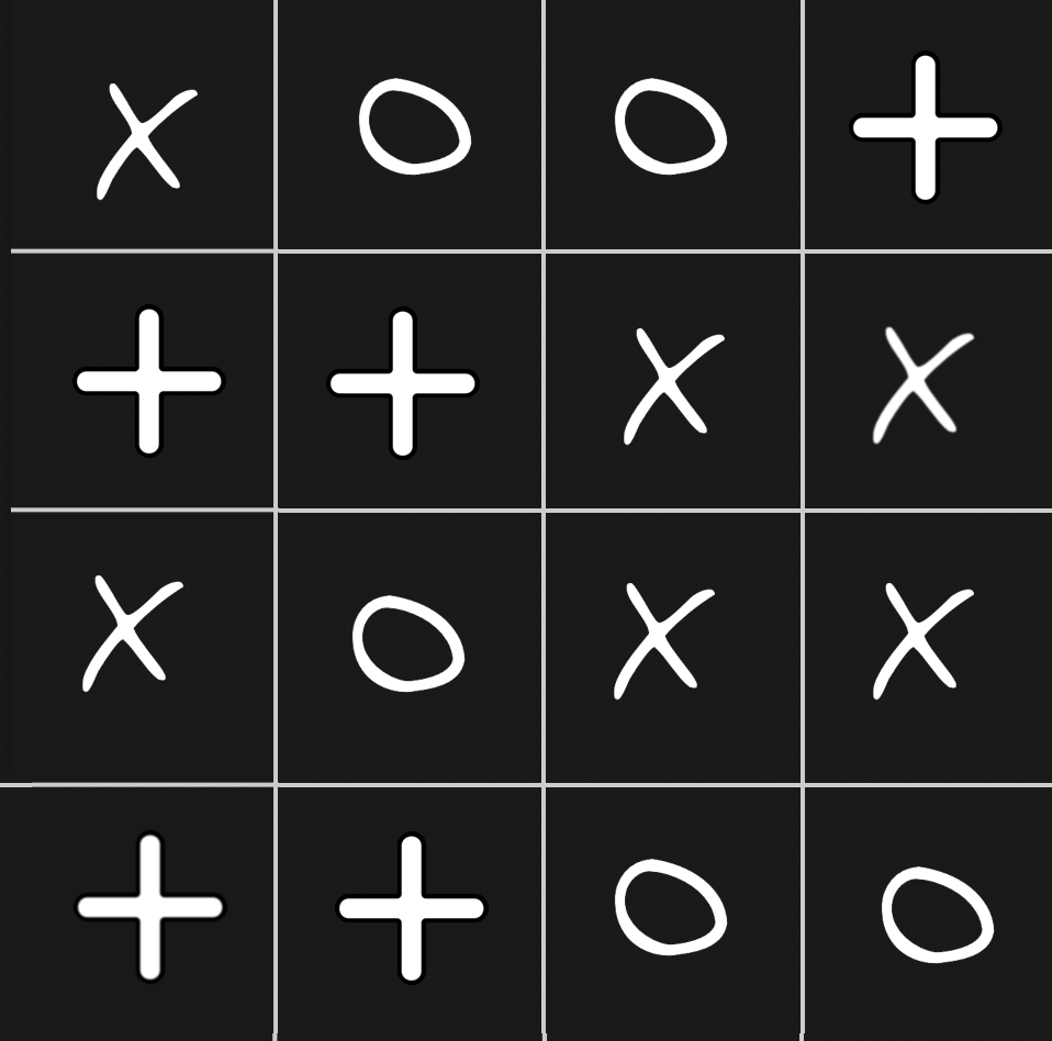 3 player tic tac toe tie