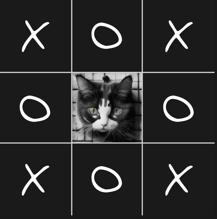 Why is a draw game in tic-tac-toe called a 'cat's game'? - Quora